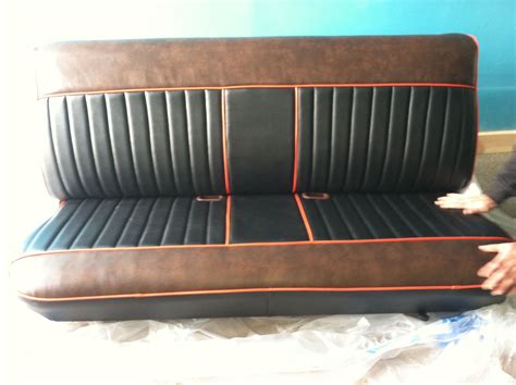 CHEVY BENCH SEAT | Automotive upholstery, Custom car interior, Car interior diy