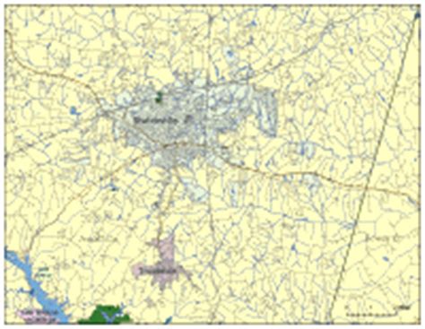 Editable Statesville, NC City Map - Illustrator / PDF | Digital Vector Maps