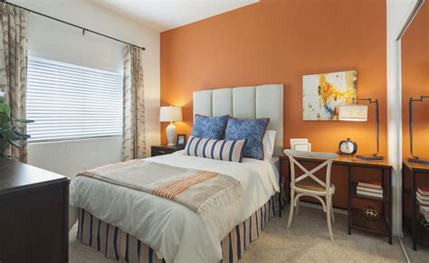 Get 9+ Pictures About Orange Accent Wall Bedroom