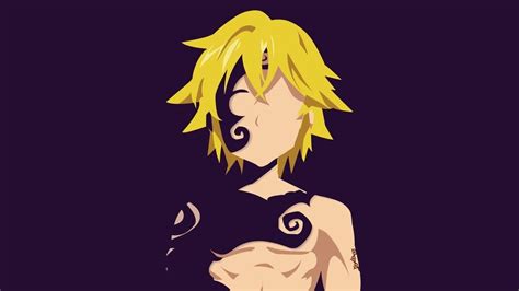 Meliodas, Minimalist, Demon Mark, [Nanatsu no Taizai], 4K, #4.1246 Wallpaper