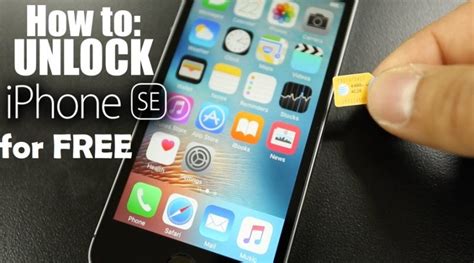 How to unlock iPhone SE free - Unlock Your Phone for Free