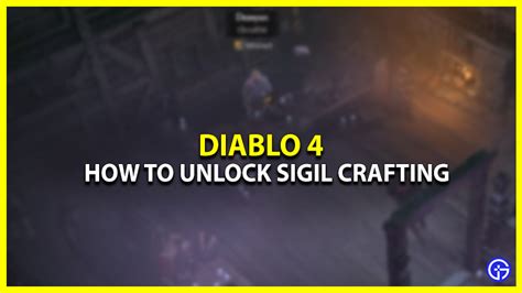 How To Unlock Sigil Crafting In Diablo 4 (D4) - Gamer Tweak