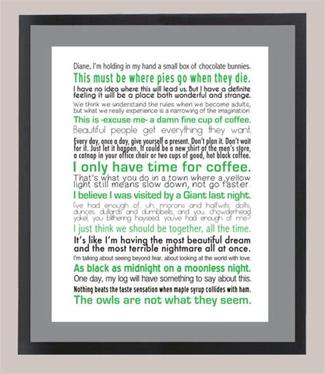 Twin Peaks Quotes 11 X 14 Inspiration Print - Etsy