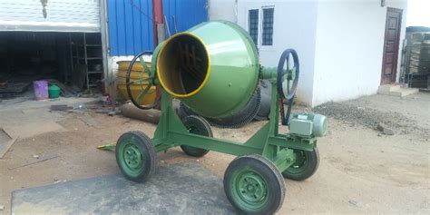 Concrete Mixer Machine - Electric Motor with Wheel, Output Capacity: 480 Liters at Rs 75000 in ...