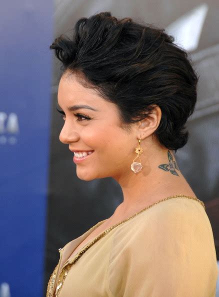 Zoom Tattoos: Vanessa Hudgens Shows Off Neck Tattoo