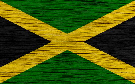 Download imagens Bandeira da Jamaica, 4k, América Do Norte, textura de ...