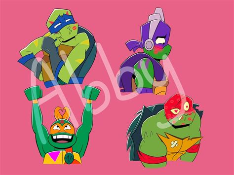 ROTTMNT Rise of the TMNT Kissy Kiss Mark Lipstick Mwah Turtles Leo ...