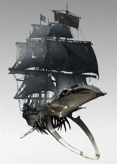 pirate ship concept , Leon Lim | Steampunk ship, Flying boat, Pirate ship