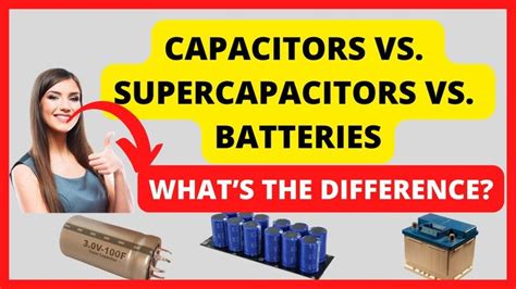 🔋🔋 Capacitors vs Supercapacitors vs Batteries | What's the Difference | Baterías