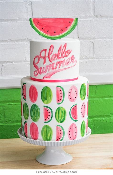 21 Sizzling Summer Birthday Cake Ideas - Pretty My Party