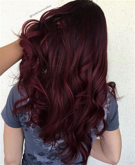 Pin by Kaley Alexander on Beauty!! | Wine hair color, Wine hair, Dark ...