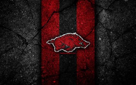 Download wallpapers Arkansas Razorbacks, 4k, american football team ...