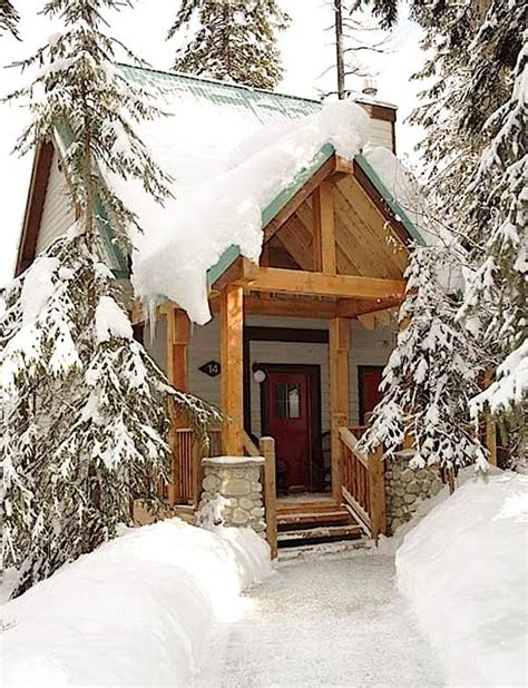 Tiny Mountain Cabin in the Snow - Tiny House Pins