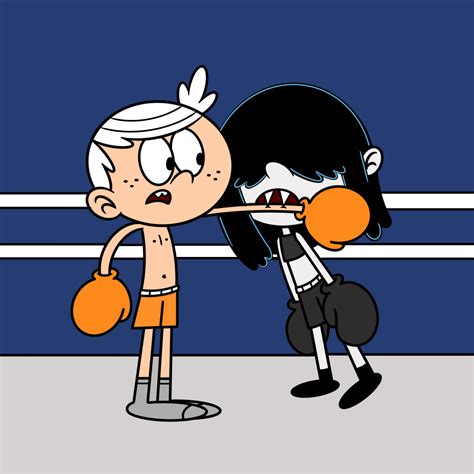 Loud Boxing: Lincoln vs Lucy by MrFanimator96 on DeviantArt