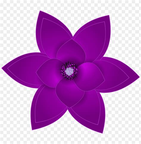 Free download | HD PNG Download purple deco flower transparent clipart png photo | TOPpng