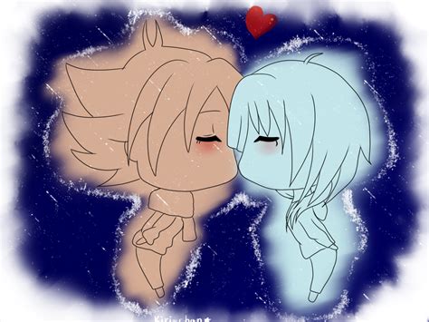 [Commission] Chibi Kiss by KiriChan94 on DeviantArt