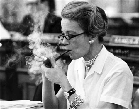 Pipe Smoking Woman Legislator Photograph by Underwood Archives