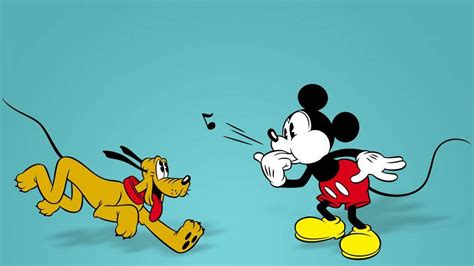 Download Pluto And Mickey Mouse HD Wallpaper | Wallpapers.com