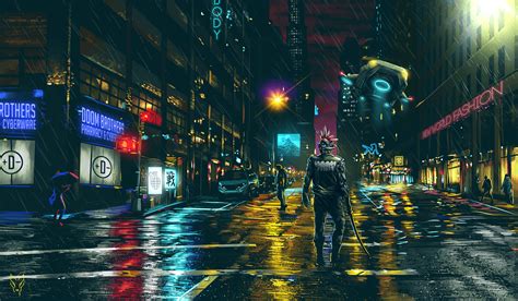 Cyberpunk Street Wallpapers - Top Free Cyberpunk Street Backgrounds - WallpaperAccess