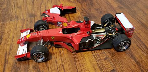 Ferrari F2001 Formula Racecar Open Wheel F1 GP -- Plastic Model Car Kit -- 1/20 Scale -- #20052 ...