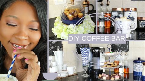 DIY HOME COFFEE BAR | COFFEE & TEA STATION - YouTube