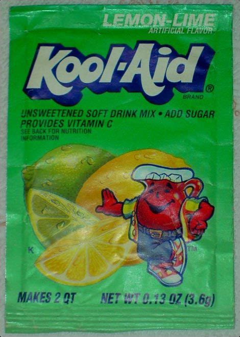 Lemon-lime Kool-Aid | Lime kool aid, Lemon lime, Kool aid