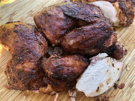 Traeger Spatchcock Chicken {Citrus and Black Pepper Rub with Sweet Heat Sauce}