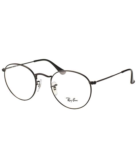 Lyst - Ray-ban Round Metal Clubmaster Eyeglasses in Black for Men