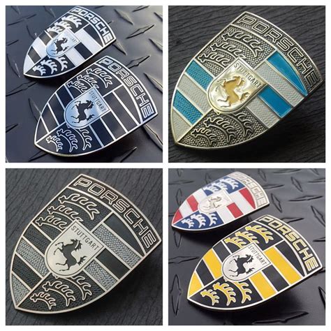 Custom enameled Porsche Hood Crest Badge | Classic porsche, Porsche ...