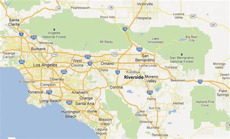 Riverside California Map | Printable Maps