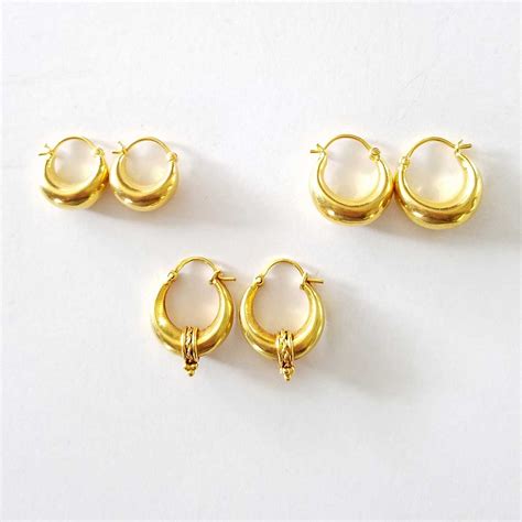 18k Gold Hoop Earrings (3 to chose from!) • Kary Kjesbo Designs