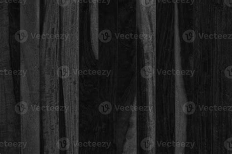 wood black table background dark texture top view, floor board gray ...