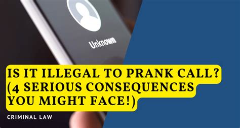 Is it Illegal to Prank Call? (2 Serious Consequences You Might Face!)