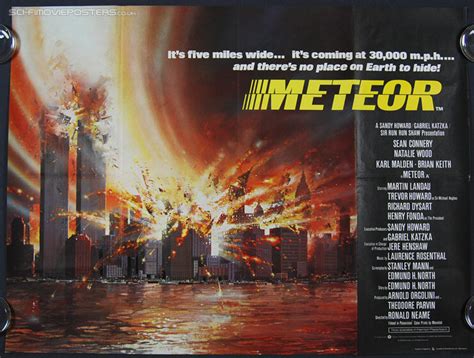 Meteor Poster (1979) - Original British Quad Movie