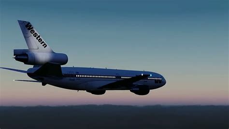 Western Airlines Flight 2605 - Crash Animation - YouTube