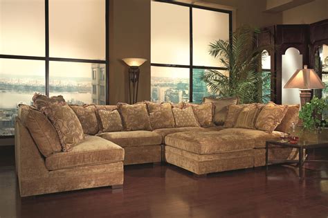 Geoffrey Alexander 7100 Contemporary Sectional Sofa with Accent Pillows | Sprintz Furniture ...