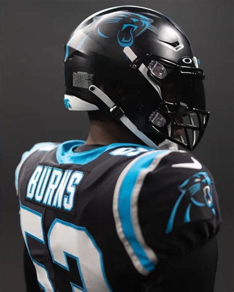 Carolina Panthers Black Helmet — UNISWAG