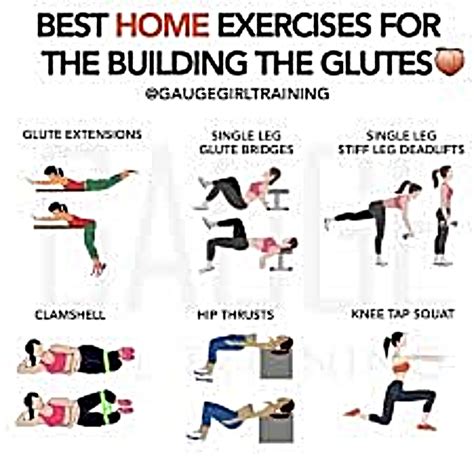 home exercises glutes in 2021 | At home workouts, Glute isolation workout, Home exercise program