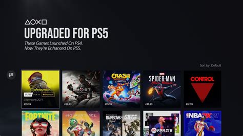 How to Upgrade PS4 Games to Their PS5 Versions