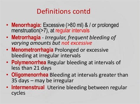 AUB : Definition, Epidemology and Causes