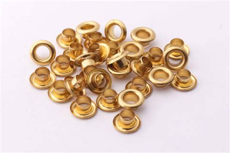 100pcs 8mm Gold Eyelet Grommets Brass Grommets Eyelets Metal - Etsy