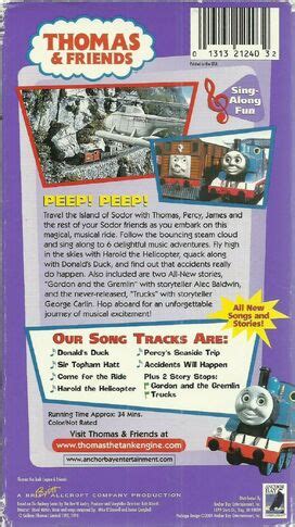 Image - Thomas'TracksideTunesVHSbackcover.jpg | Thomas the Tank Engine Wikia | FANDOM powered by ...