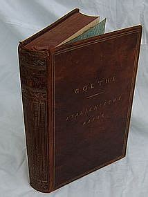 Antique Goethe Book - "Italian Journey" (item #662173)