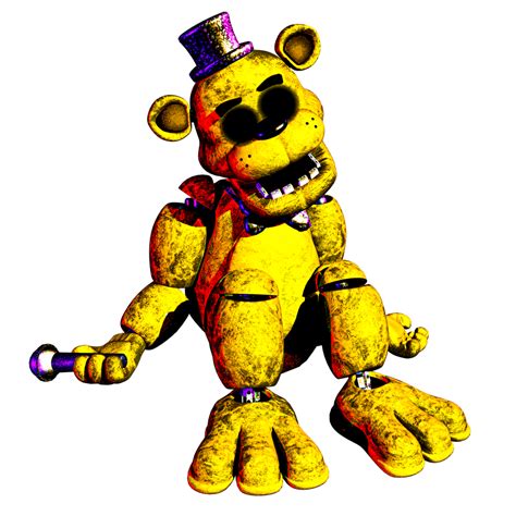 Golden freddy jumpscare lighting by JAS00710 on DeviantArt