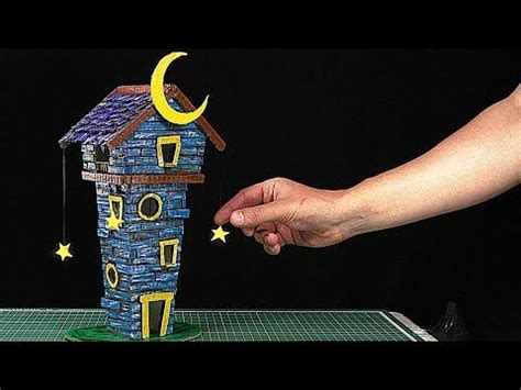 DIY Night fairy house using cardboard - YouTube in 2021 | Fairy house, Cardboard, Fairy