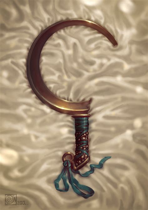 Moon Sickle by BATTLEFAIRIES : r/DnDart