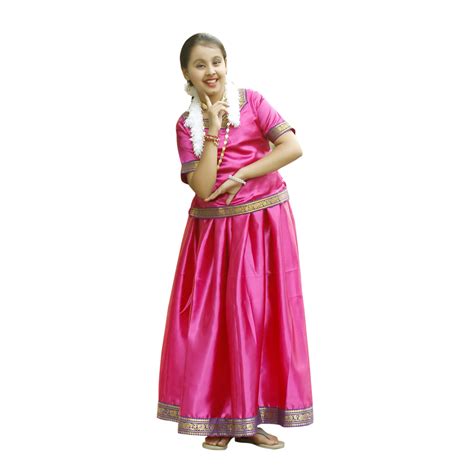 South Indian Traditional Dresses For Girls