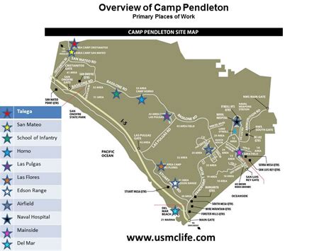 Camp Pendleton Map - USMC Life