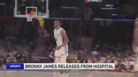 Bronny James discharged from hospital after cardiac arrest - YouTube