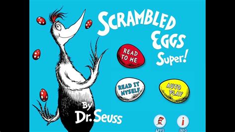 Scrambled Eggs Super! - Dr. Seuss iOS Imagination - YouTube